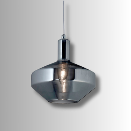 COLGANTE JACK GRIS FUME E27