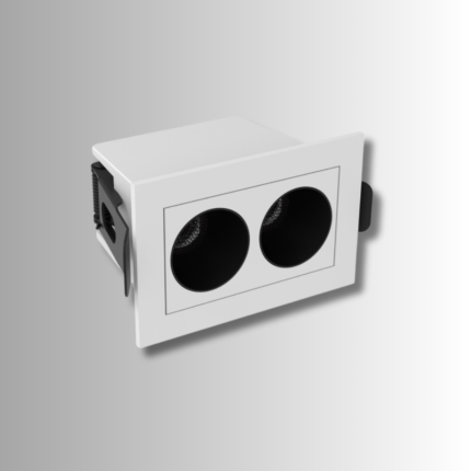 EMBUTIDO DE TECHO VK-TROU 2 COLOR BLANCO
