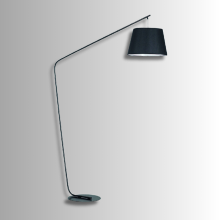 LAMPARA DE PIE OKSANA DE 1 LUZ COLOR NEGRO