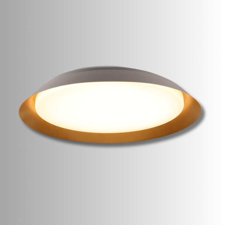 PLAFON LED VK-BITZ DE 58.7CM COLOR BLANCO Y ORO