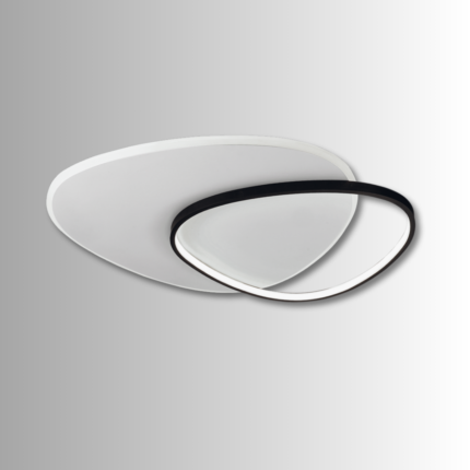 PLAFON MONTANA COLOR NEGRO 48W LED