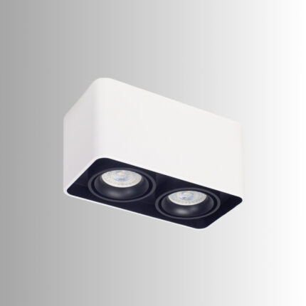 PLAFON 2L TORONTO PAR16 CARDANICO BLANCO