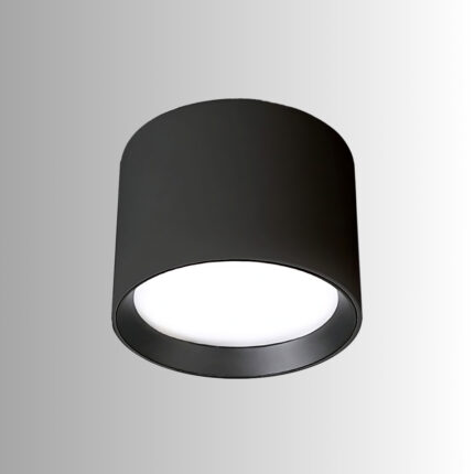 PLAFON LED ZANE 12W NEGRO