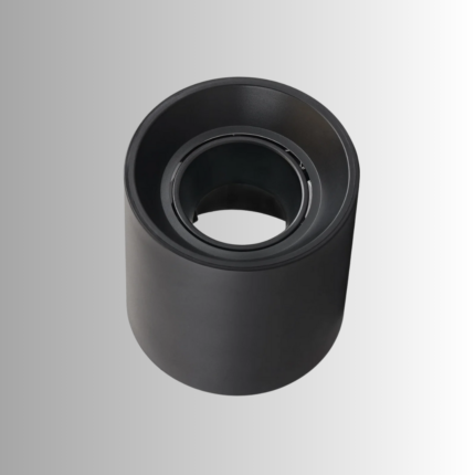 PLAFON FACH1 1L CILINDRICO - NEGRO