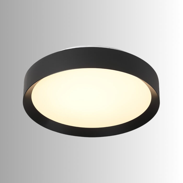 PLAFON BELONA 36W - NEGRO - Imagen 1