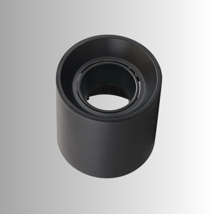 PLAFON FACH1 1L CILINDRICO - NEGRO - Imagen 1