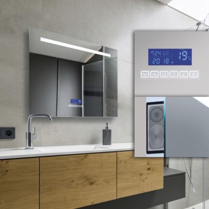 ESPEJO CON LUZ LED TOUCH CON RADIO Y BLUETOOTH