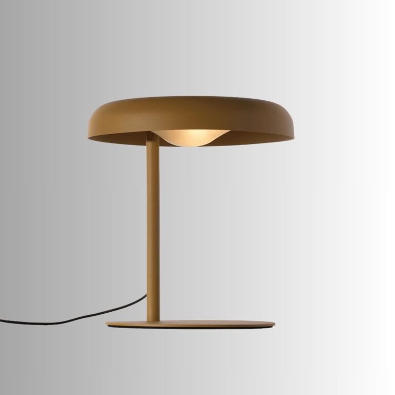 LAMPARA DE MESA GOTA MINI OCRE G9 6W