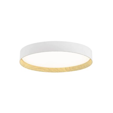 PLAFON CARAMEL 45W 490MM BLANCO MADERA