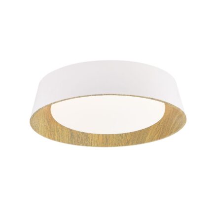 PLAFON LED DAKOTA 25W 50CM BLANCO MADERA