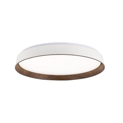 PLAFON LED LUKA 45W BLANCO MADERA
